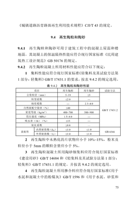 《建筑垃圾再生產(chǎn)品應(yīng)用技術(shù)規(guī)程（征求意見(jiàn)稿）》 工程陶粒的應(yīng)用前景與規(guī)范探析
